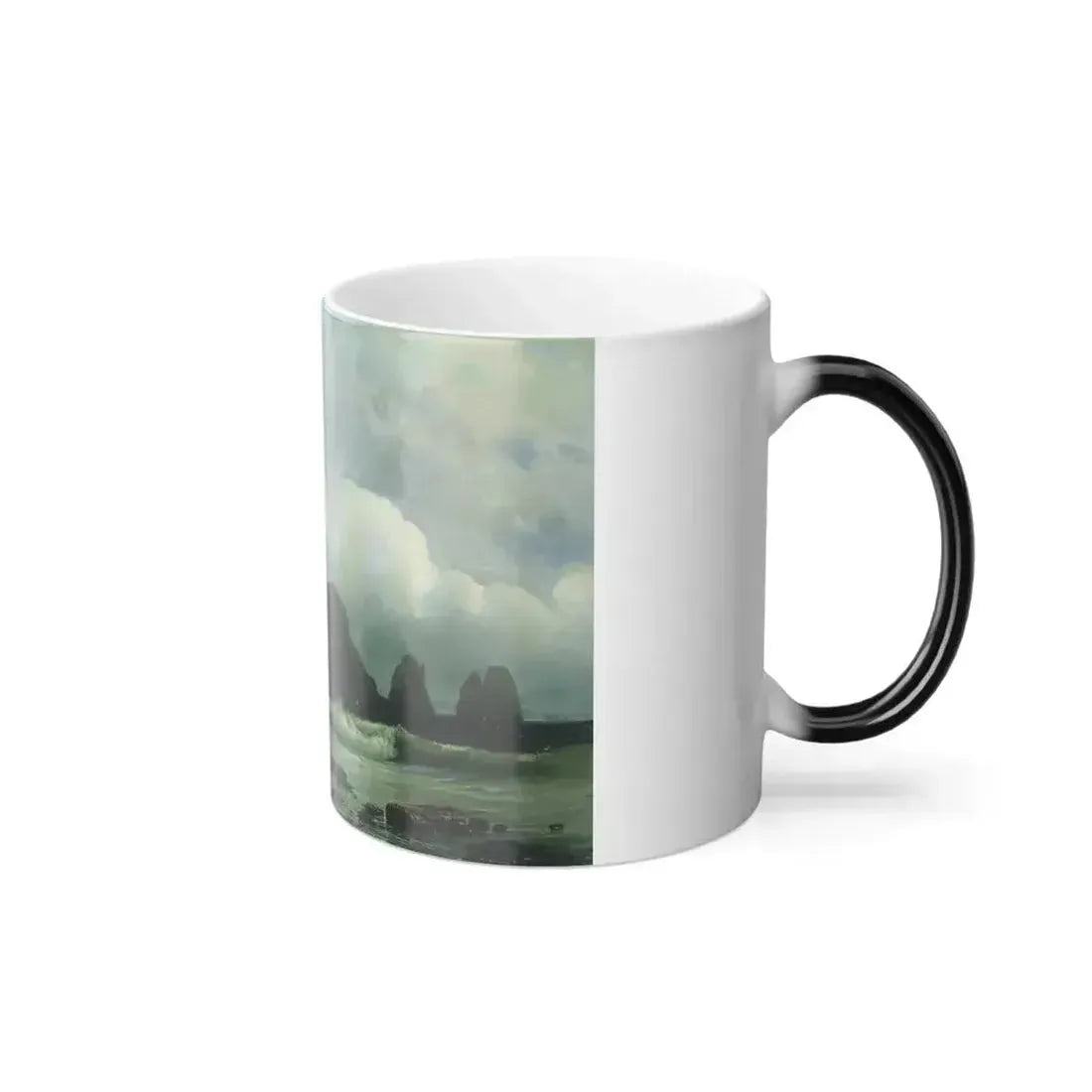 Alexei Petrovich Bogoliubov (1824-1896) Isle of Capri - Oil on Canvas 1856 - Color Changing Mug 11oz - Go Mug Yourself