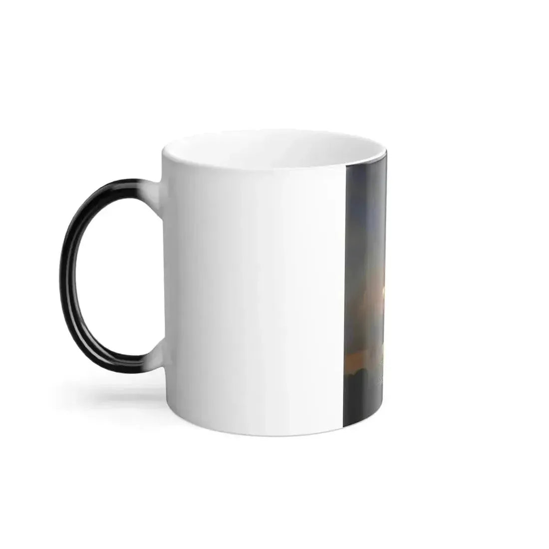 Alexei Petrovich Bogoliubov (1824-1896) Moonlit Night on the Sea - Oil on Canvas 1871 - Color Changing Mug 11oz - Go Mug Yourself