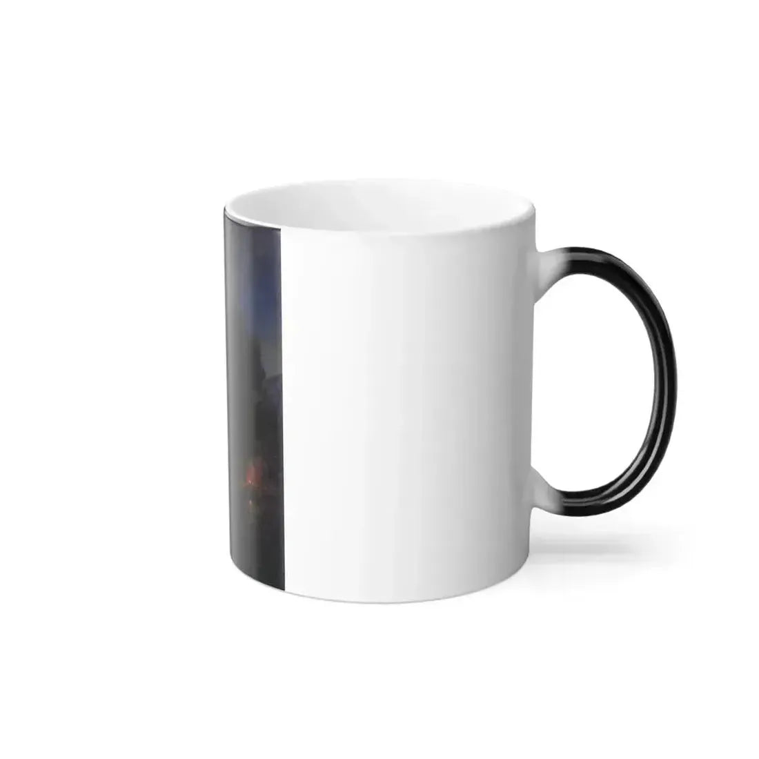 Alexei Petrovich Bogoliubov (1824-1896) Moonlit Night on the Sea - Oil on Canvas 1871 - Color Changing Mug 11oz - Go Mug Yourself