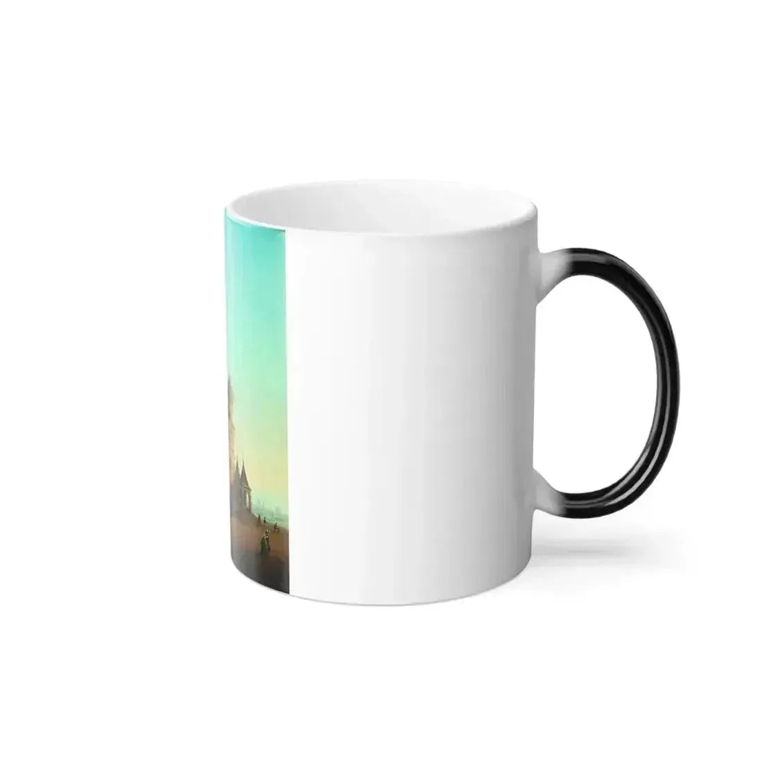 Alexei Petrovich Bogoliubov (1824-1896) Saint Basil's Cathedral - Oil on Canvas - Color Changing Mug 11oz - Go Mug Yourself