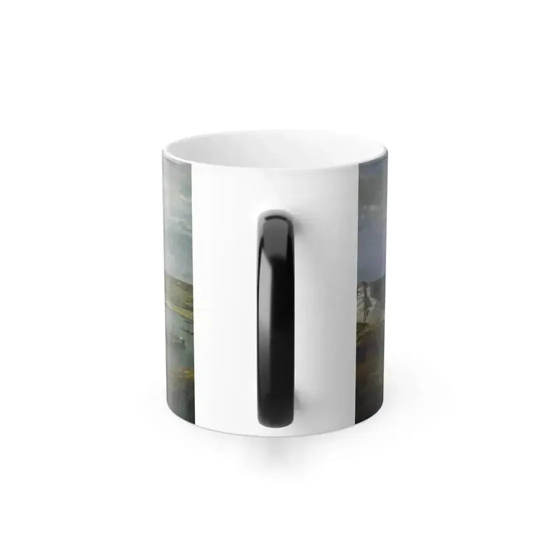 Alexei Petrovich Bogoliubov (1824-1896) View of Nizhny Novgorod - Oil on Canvas - Color Changing Mug 11oz - Go Mug Yourself