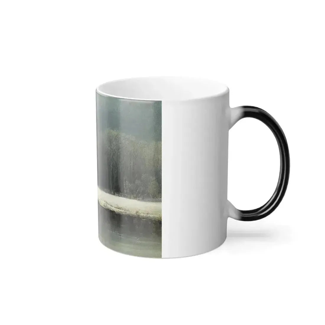 Alexei Savrasov (1830-1897) Winter Landscape, Rime - 1870 - Color Changing Mug 11oz - Go Mug Yourself