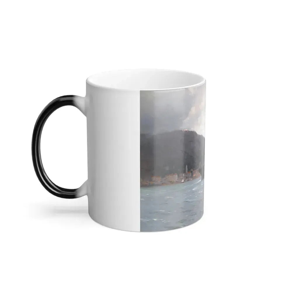 Alexei Vasilievich Hanzen (1876-1937) Before the Rain - Oil on Canvas - Color Changing Mug 11oz - Go Mug Yourself