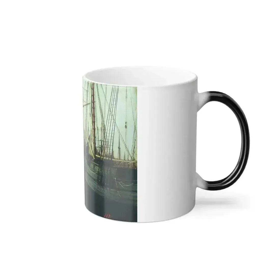 Alexey Petrovich Bogolyubov (1824-1896) Antwerp - Oil on Canvas 1854 - Color Changing Mug 11oz - Go Mug Yourself