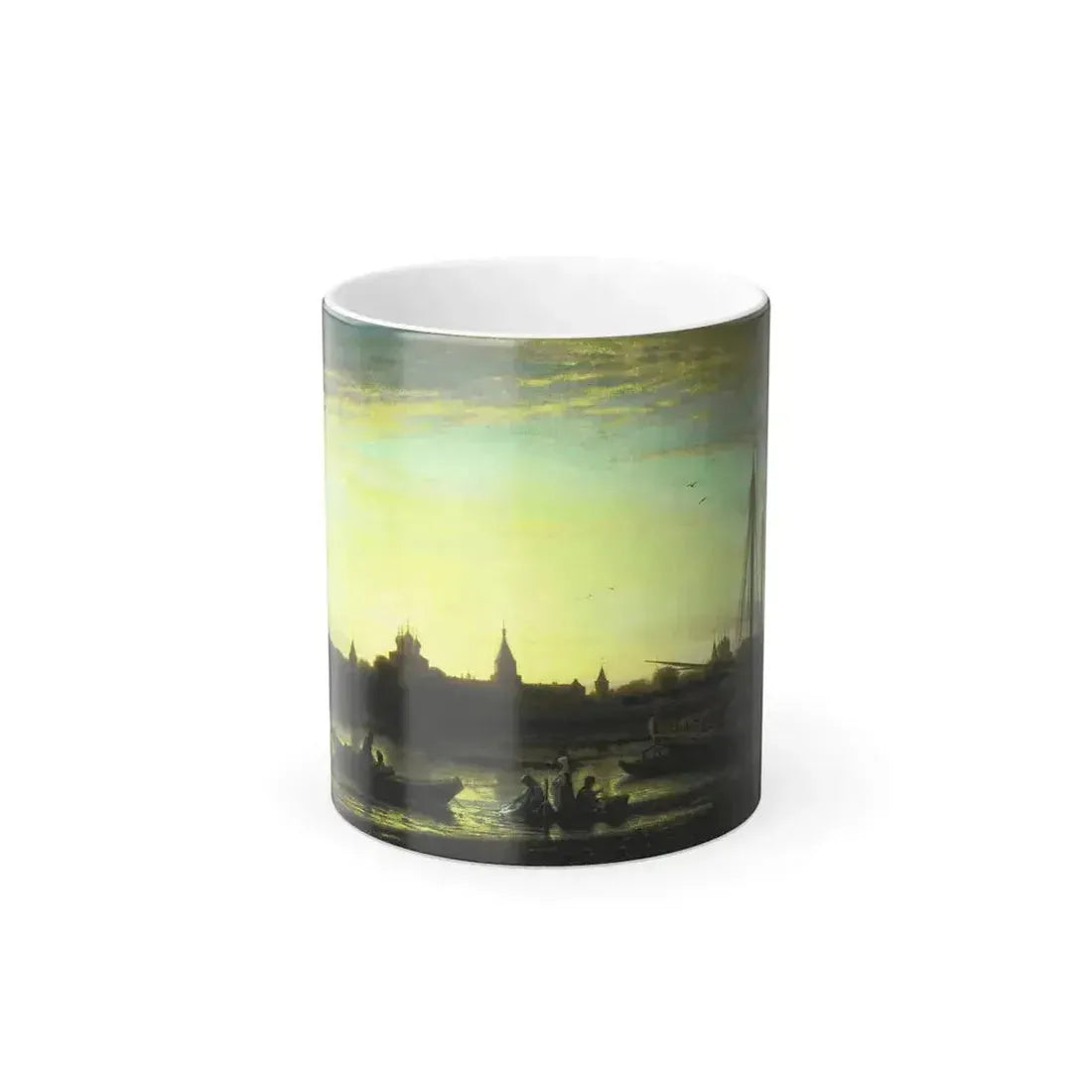 Alexey Petrovich Bogolyubov (1824-1896) Ipatyevsky monastery near Kostroma- Oil on Canvas 1861 - Color Changing Mug 11oz 11oz - Go Mug Yourself