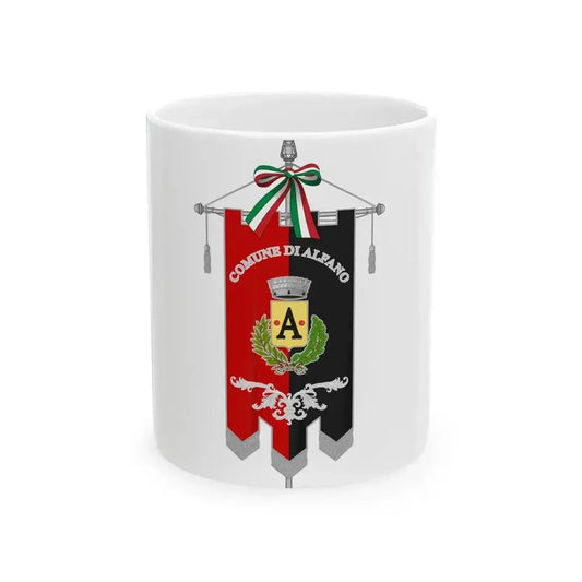 Alfano-Gonfalone (Italy) White Coffee Mug 11oz - Go Mug Yourself