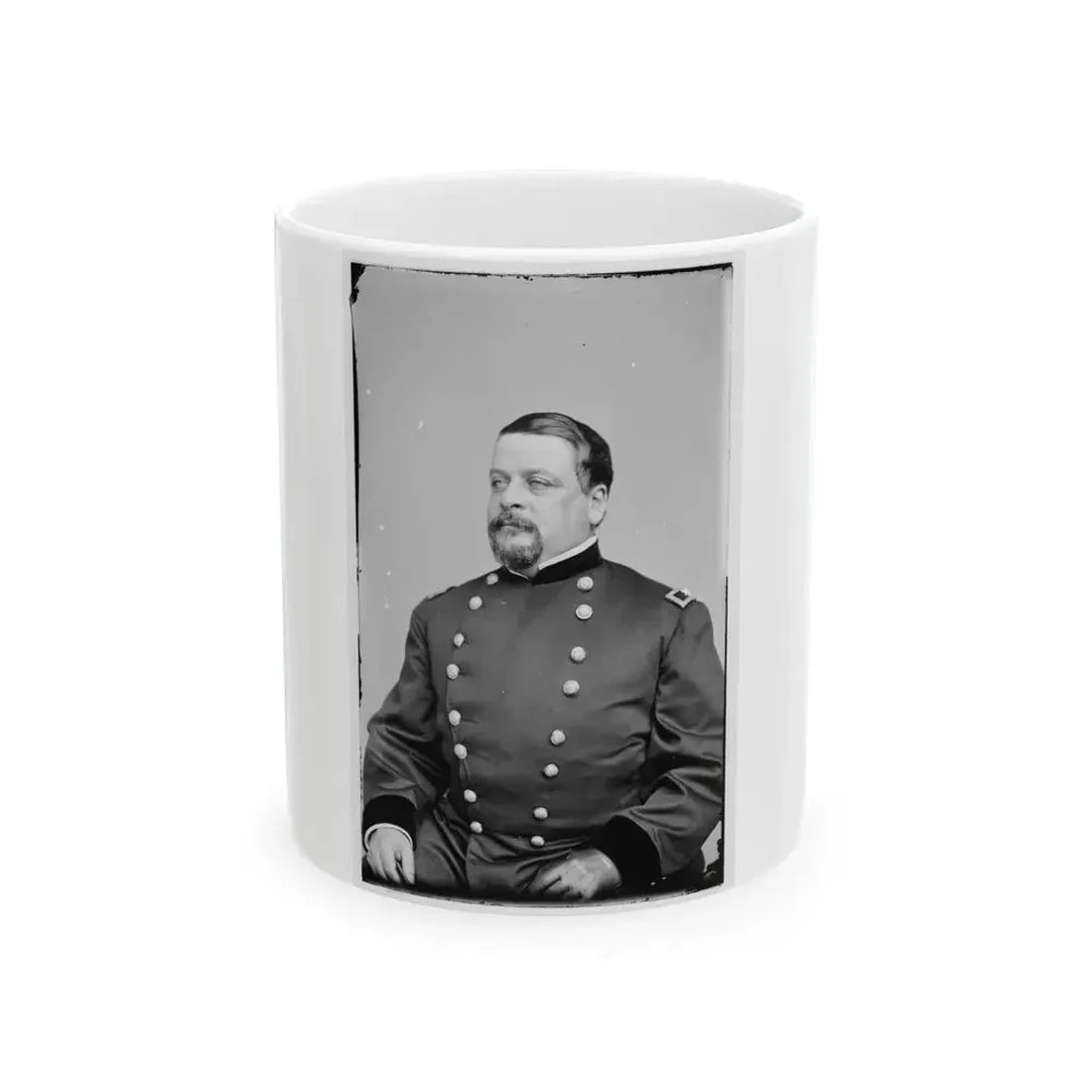 Alfred Gibbs, Col. 130th Ny Inf 001 (U.S. Civil War) White Coffee Mug 11oz - Go Mug Yourself