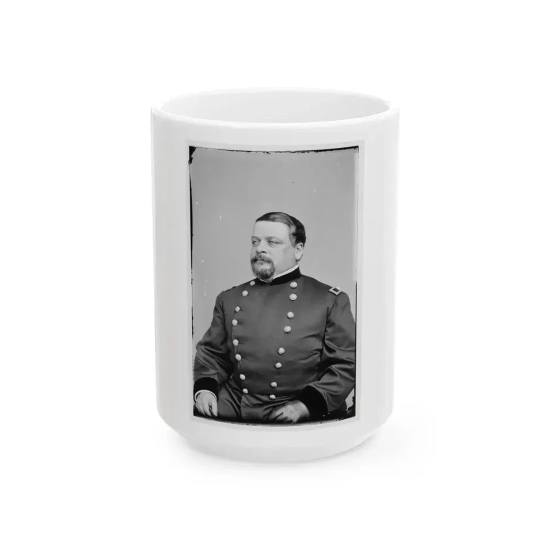 Alfred Gibbs, Col. 130th Ny Inf 001 (U.S. Civil War) White Coffee Mug 15oz - Go Mug Yourself