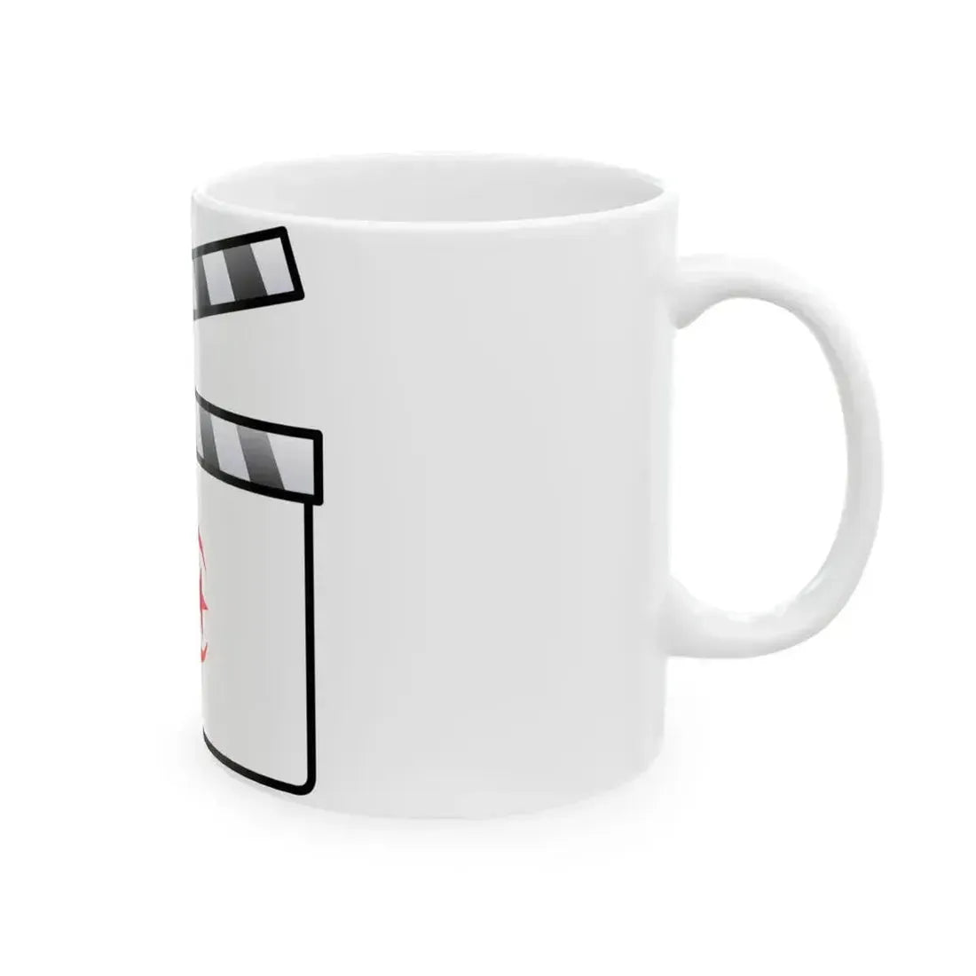 Algeria film clapperboard color variant (Algeria) White Coffee Mug - Go Mug Yourself