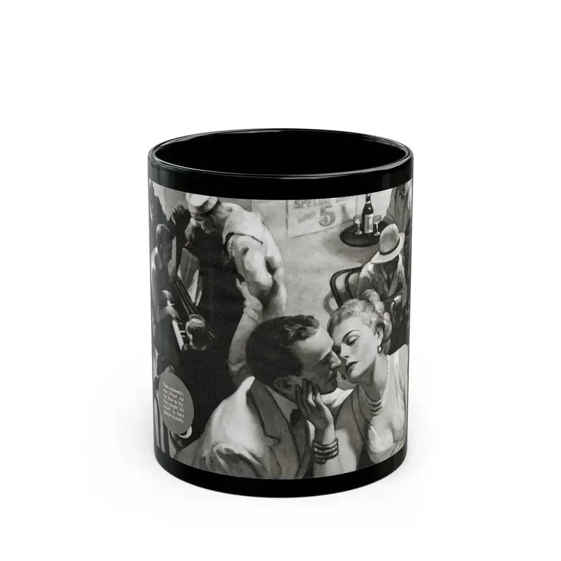 Alias Emerald Annie, Liberty magazine, June 19, 1937 - Black Coffee Mug 11oz - Go Mug Yourself