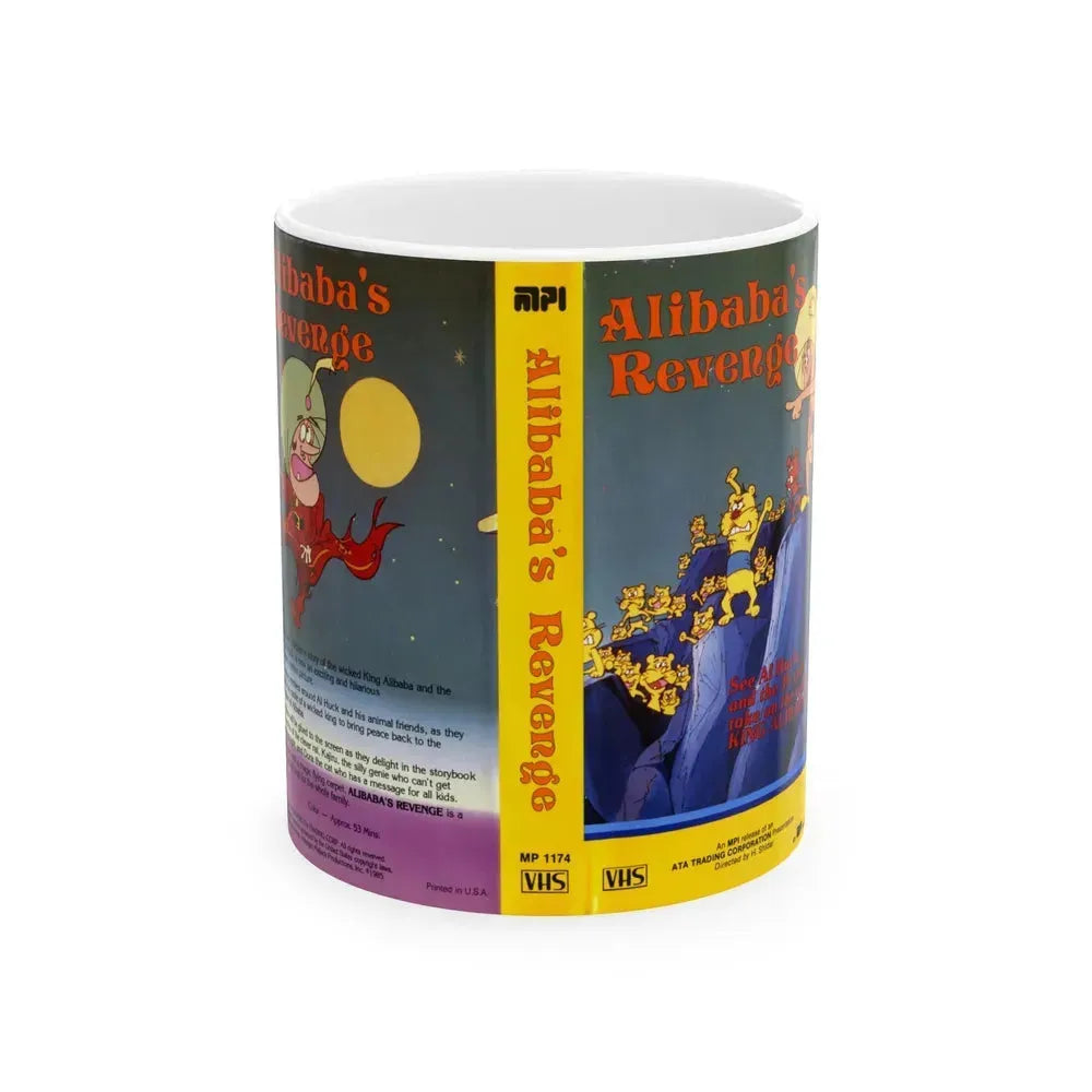 ALIBABAS REVENGE (VHS COVER) - White Coffee Mug 11oz - Go Mug Yourself