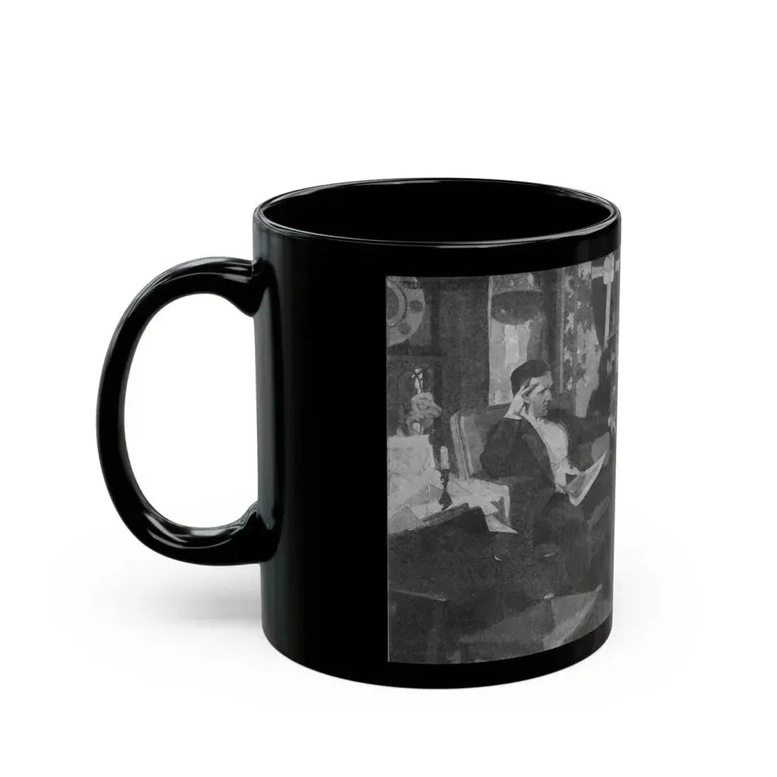 Alibi, McCalls magazine, August 1926 - Black Coffee Mug - Go Mug Yourself