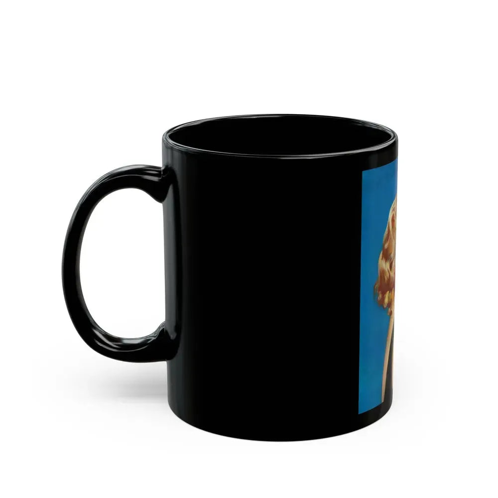 Alice Fay, movie magazine cover, c. 1930s - Black Coffee Mug - Go Mug Yourself