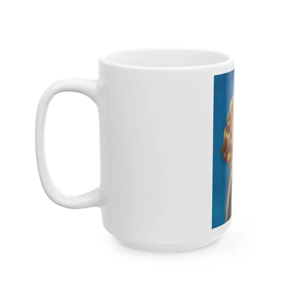 Alice Fay, movie magazine cover, c. 1930s - White Coffee Mug - Go Mug Yourself