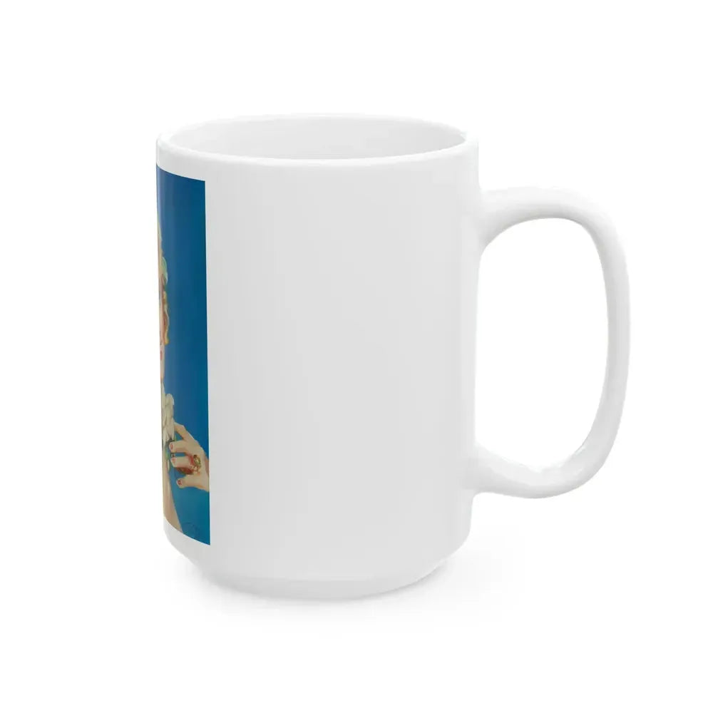 Alice Fay, movie magazine cover, c. 1930s - White Coffee Mug - Go Mug Yourself