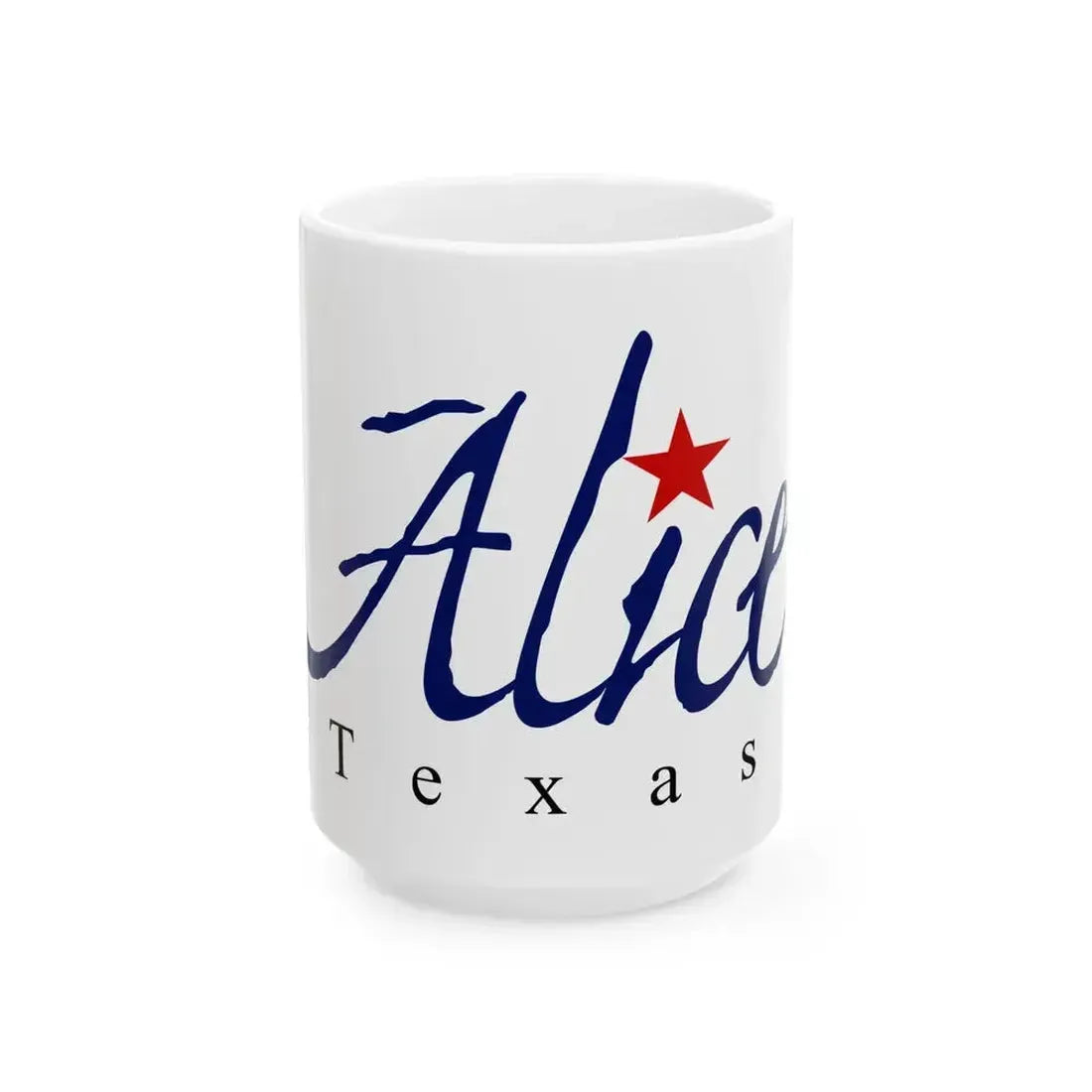 Alice flag (United States) White Coffee Mug 15oz - Go Mug Yourself