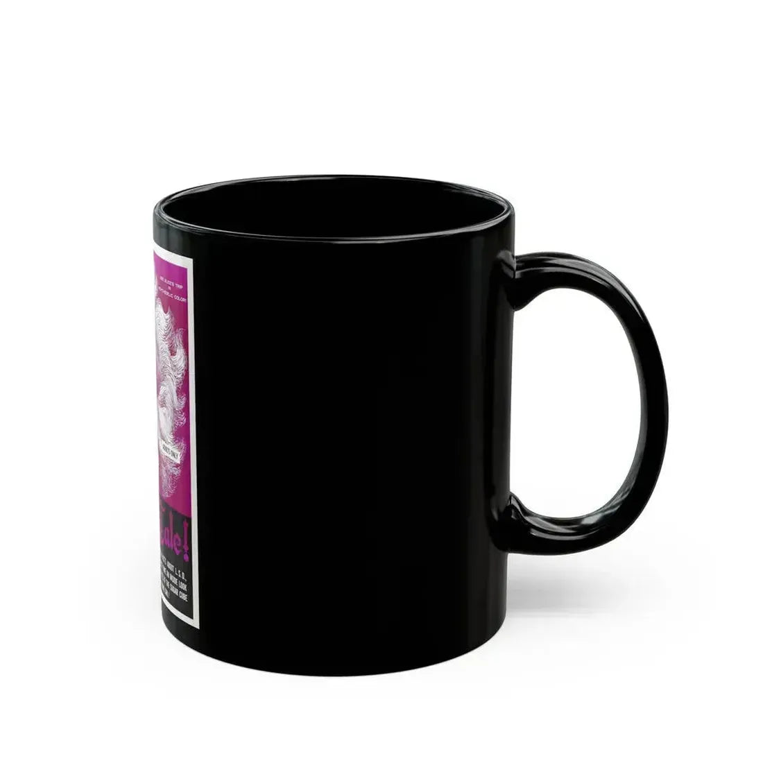 ALICE IN ACIDLAND 1969 Movie Poster - Black Coffee Mug - Go Mug Yourself