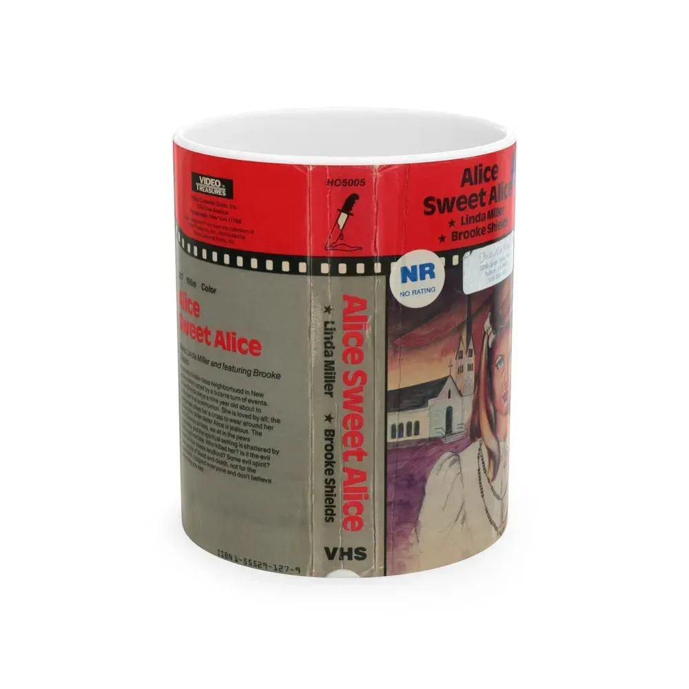 ALICE SWEET ALICE (VHS COVER) - White Coffee Mug 11oz - Go Mug Yourself