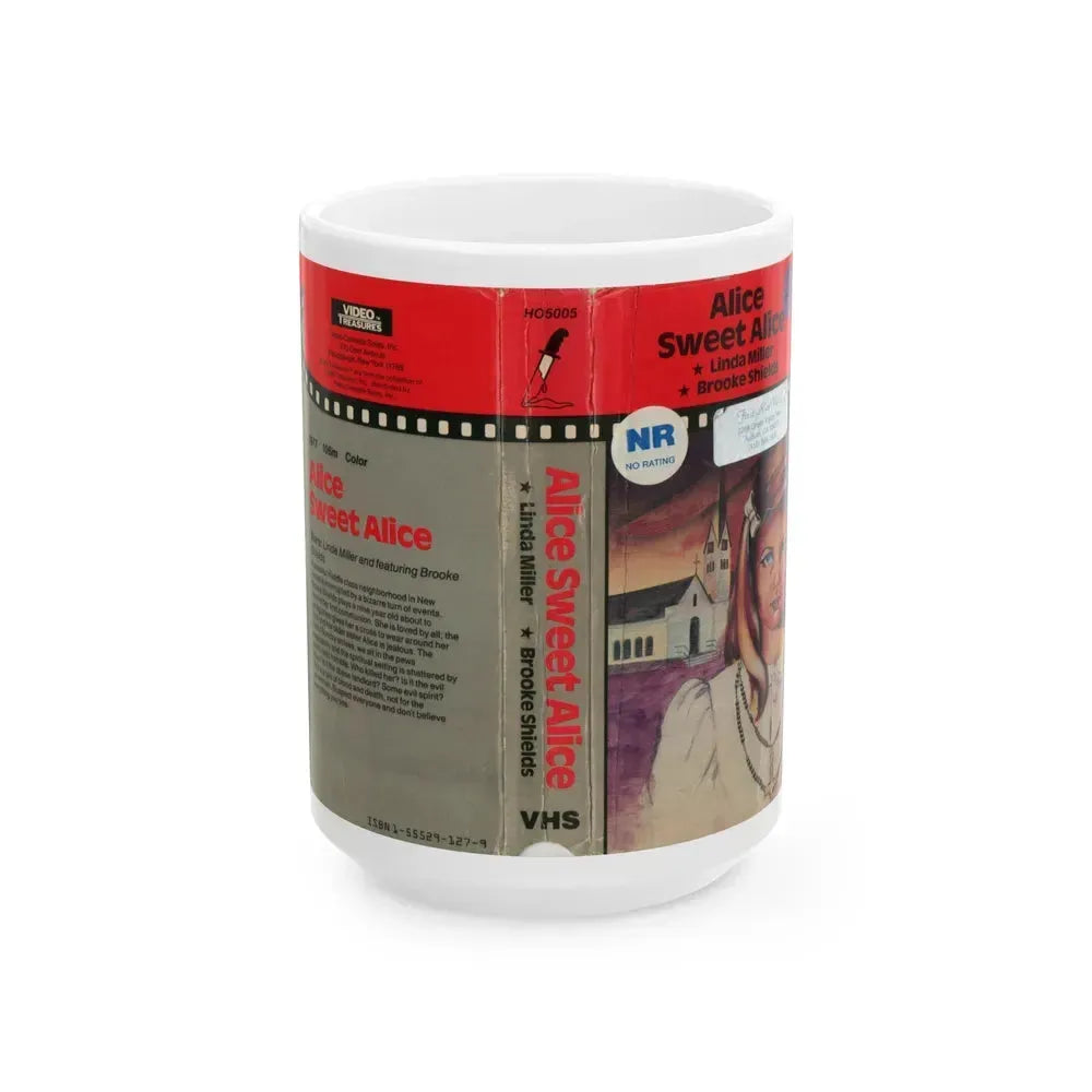 ALICE SWEET ALICE (VHS COVER) - White Coffee Mug 15oz - Go Mug Yourself