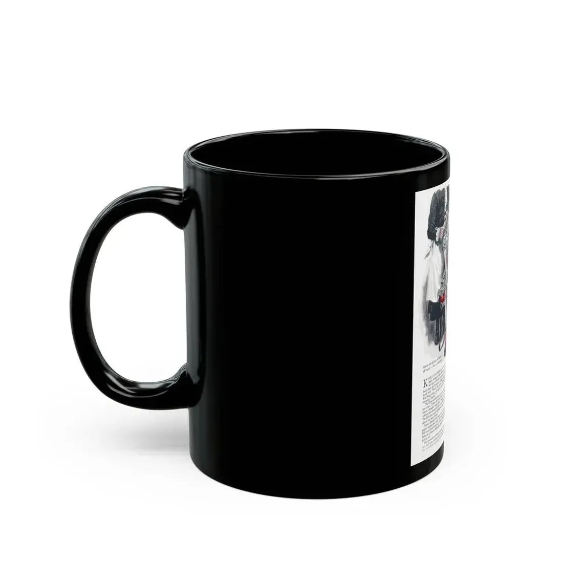 Alicia's daughter, Woman's Day, April 1950 - Black Coffee Mug - Go Mug Yourself