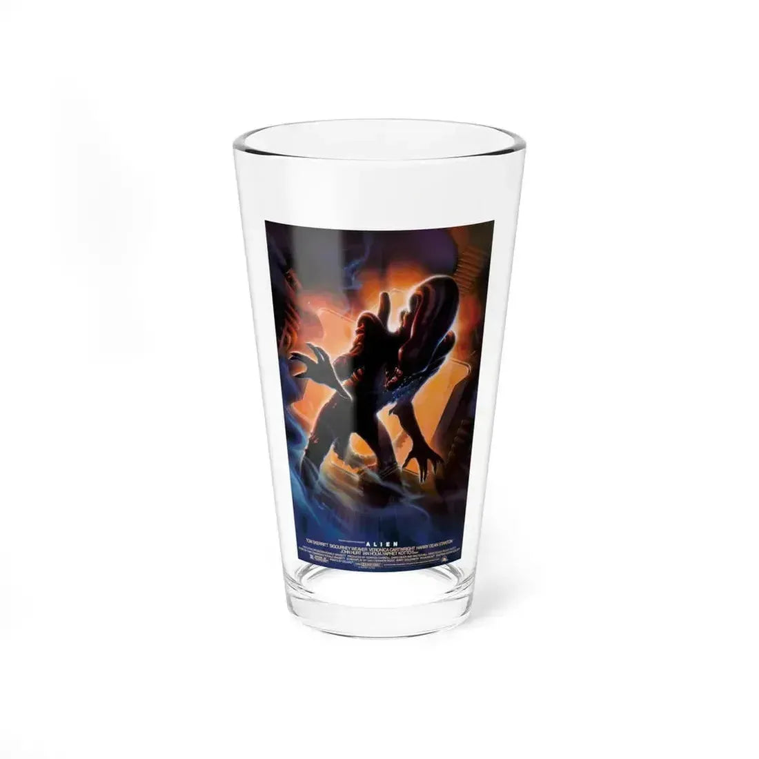 ALIEN (10TH ANNIVERSARY) 1979 Movie Poster - Pint Glass 16oz 16oz - Go Mug Yourself
