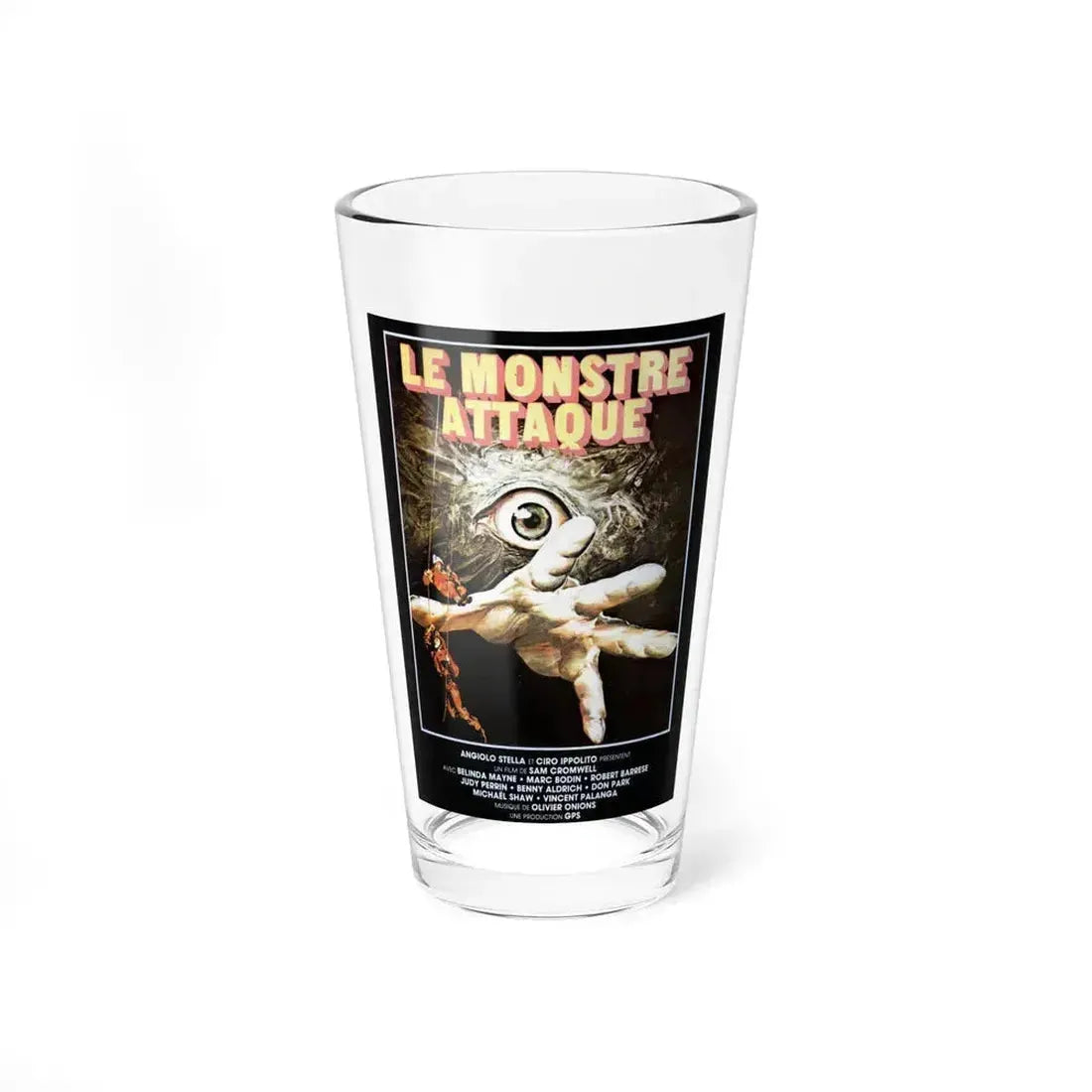ALIEN 2 (FRENCH) 1986 Movie Poster - Pint Glass 16oz 16oz - Go Mug Yourself