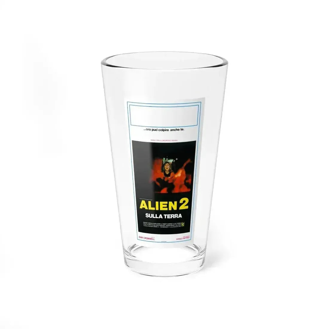 ALIEN 2 (ITALIAN) 1986 Movie Poster - Pint Glass 16oz 16oz - Go Mug Yourself