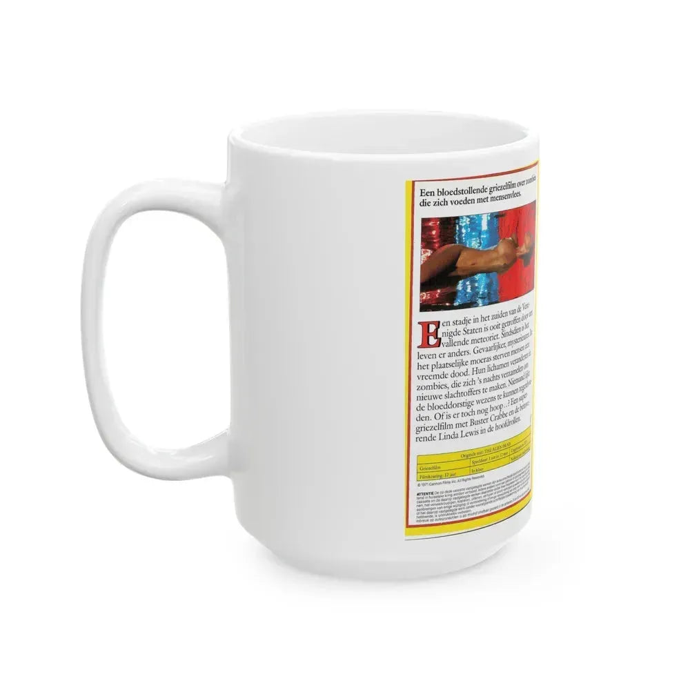 ALIEN DEAD CIC VIDEO (VHS COVER) - White Coffee Mug - Go Mug Yourself