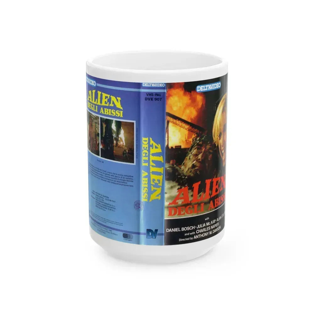 ALIEN DEGLI ABISSI (VHS COVER) - White Coffee Mug 15oz - Go Mug Yourself