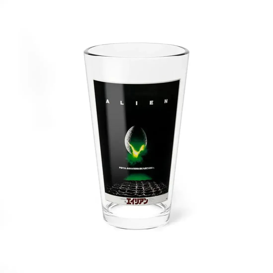 ALIEN (JAPANESE) 1979 Movie Poster - Pint Glass 16oz 16oz - Go Mug Yourself