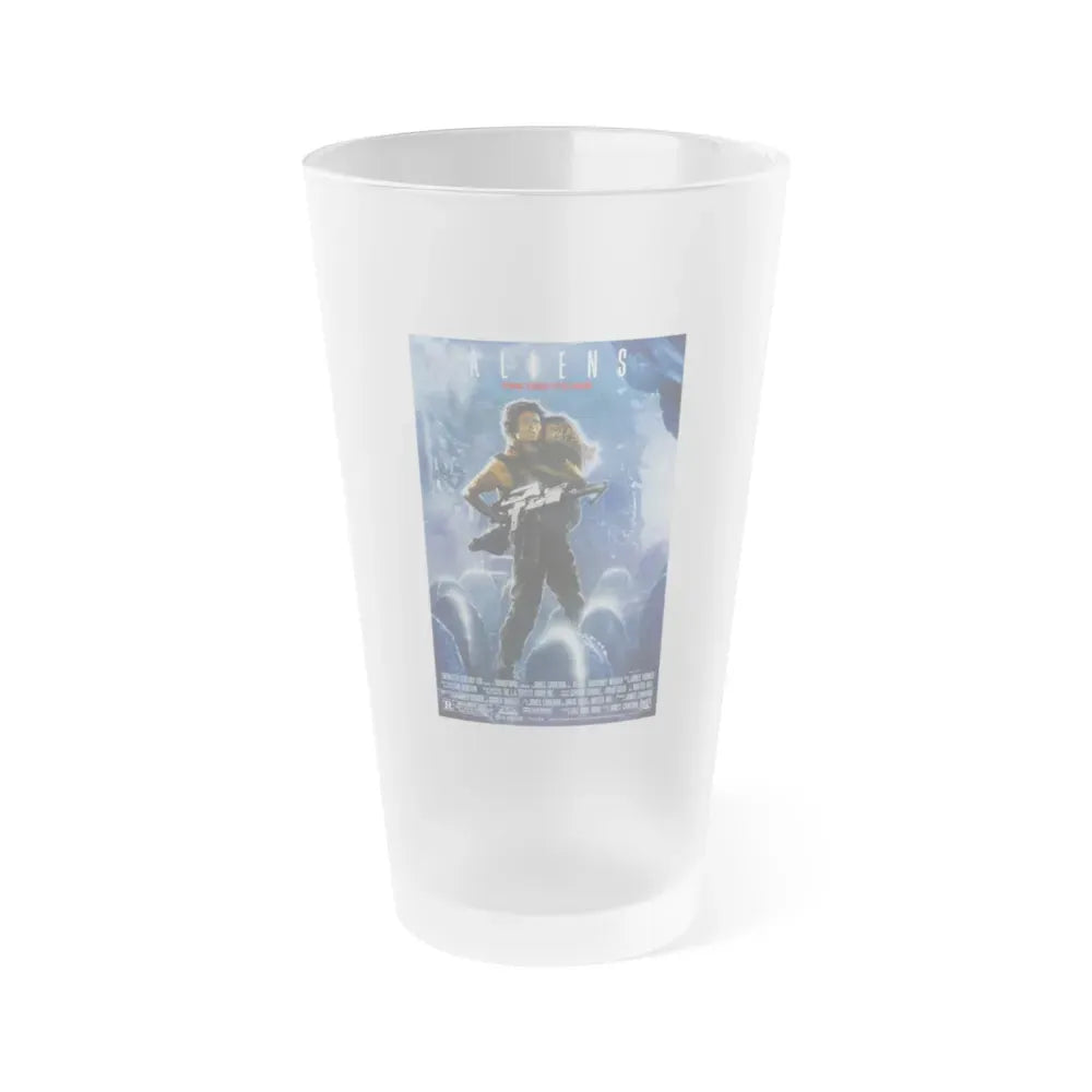 ALIENS (2) 1986 Movie Poster - Frosted Pint Glass 16oz Default Title - Go Mug Yourself