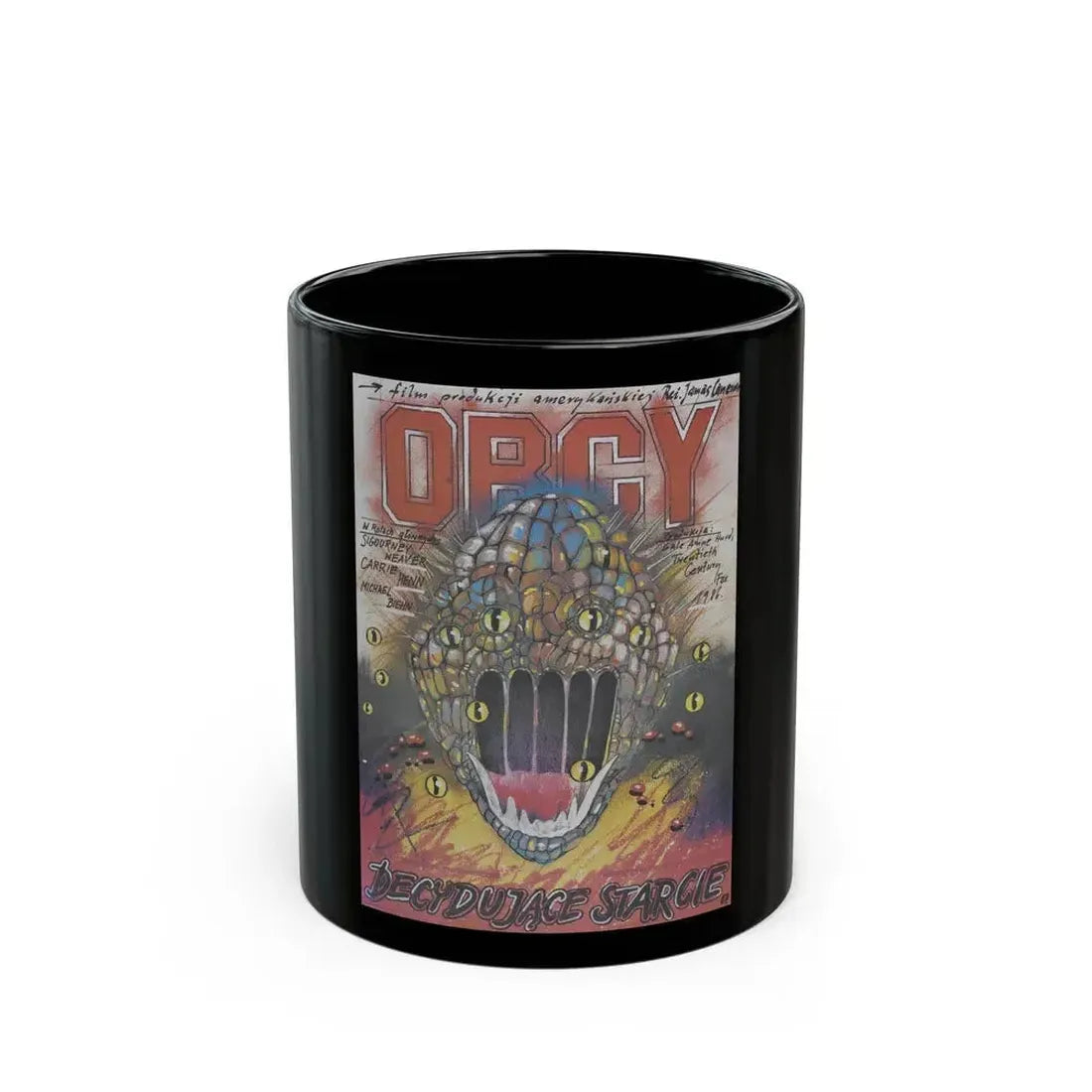 ALIENS (POLISH 2) 1986 Movie Poster - Black Coffee Mug 11oz - Go Mug Yourself
