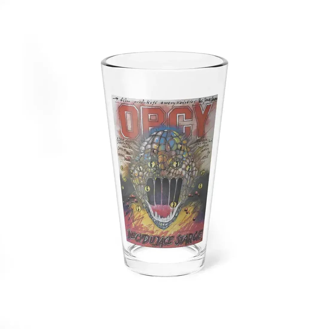 ALIENS (POLISH 2) 1986 Movie Poster - Pint Glass 16oz 16oz - Go Mug Yourself