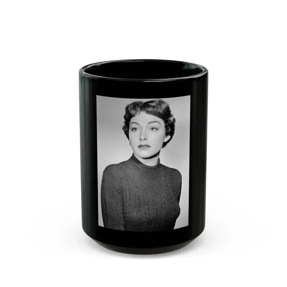 Alix Talton #05 (Vintage Female Icon) Black Coffee Mug 15oz - Go Mug Yourself