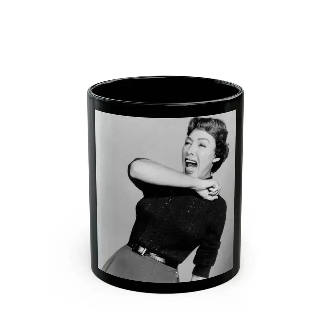 Alix Talton #06 (Vintage Female Icon) Black Coffee Mug 11oz - Go Mug Yourself