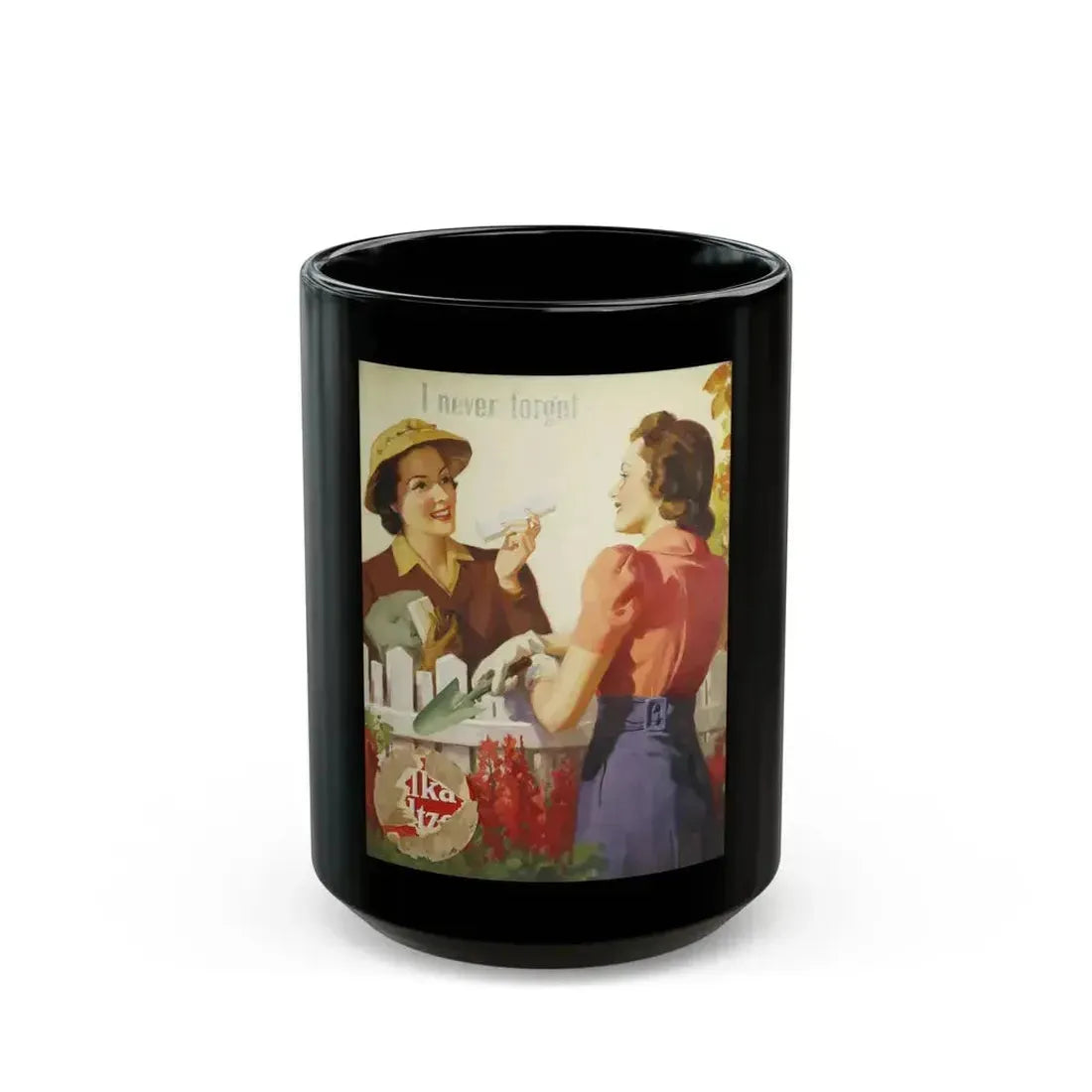 Alka-Seltzer advertising illustration - Black Coffee Mug 15oz - Go Mug Yourself