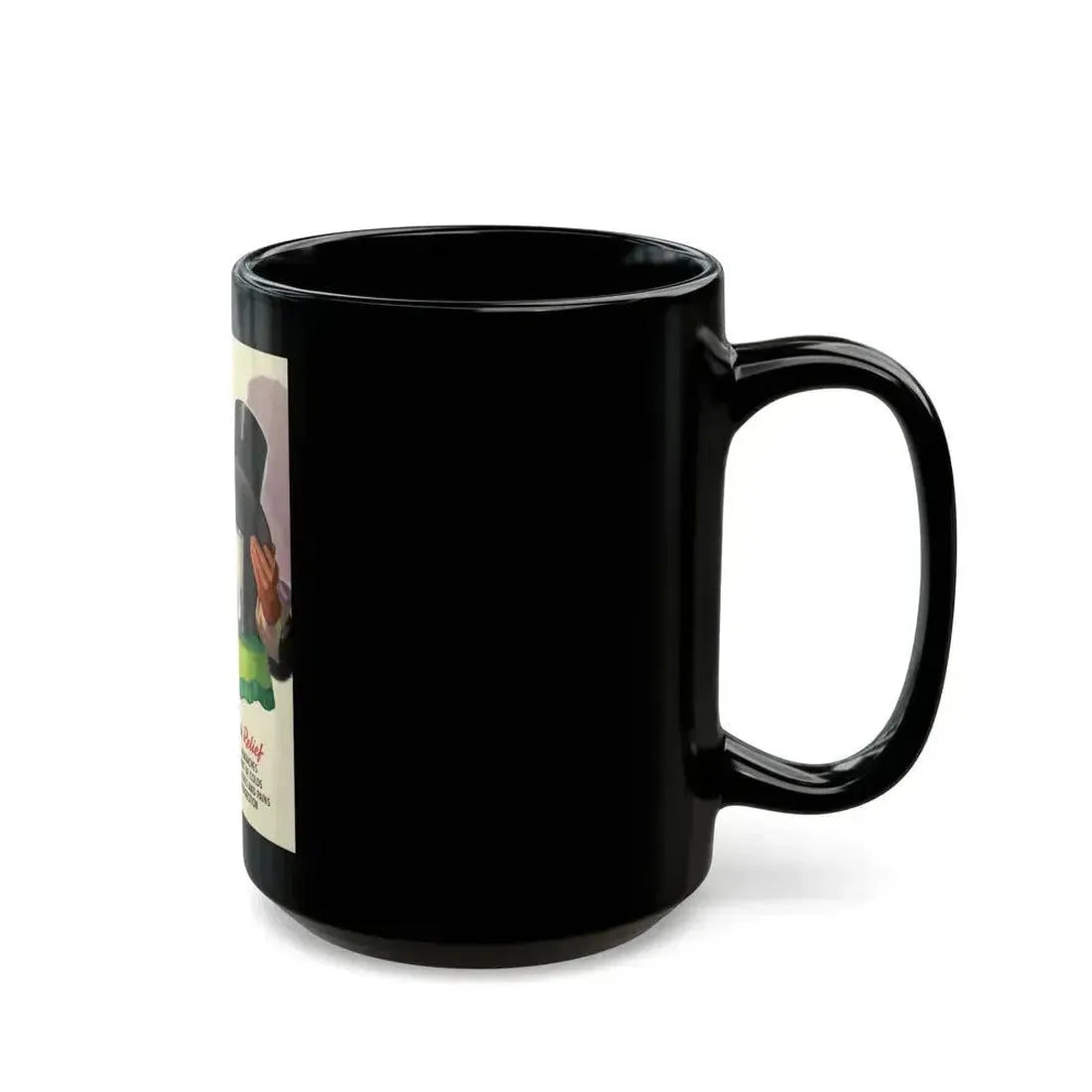 Alka-Seltzer Quick Relief ad illustration - Black Coffee Mug - Go Mug Yourself