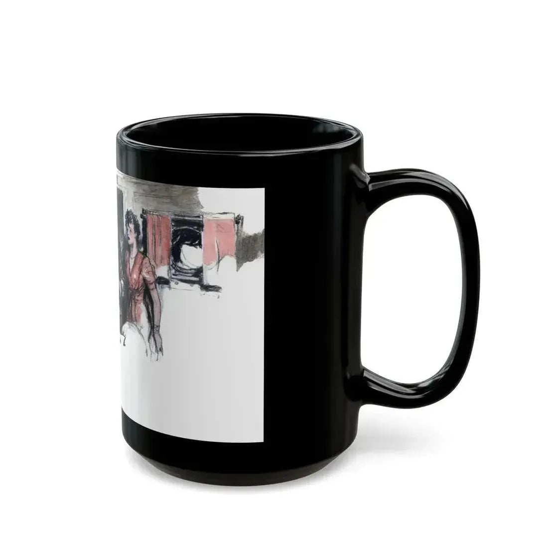 All Dailies - Rush, Liberty magazine, December 3, 1938 - Black Coffee Mug - Go Mug Yourself