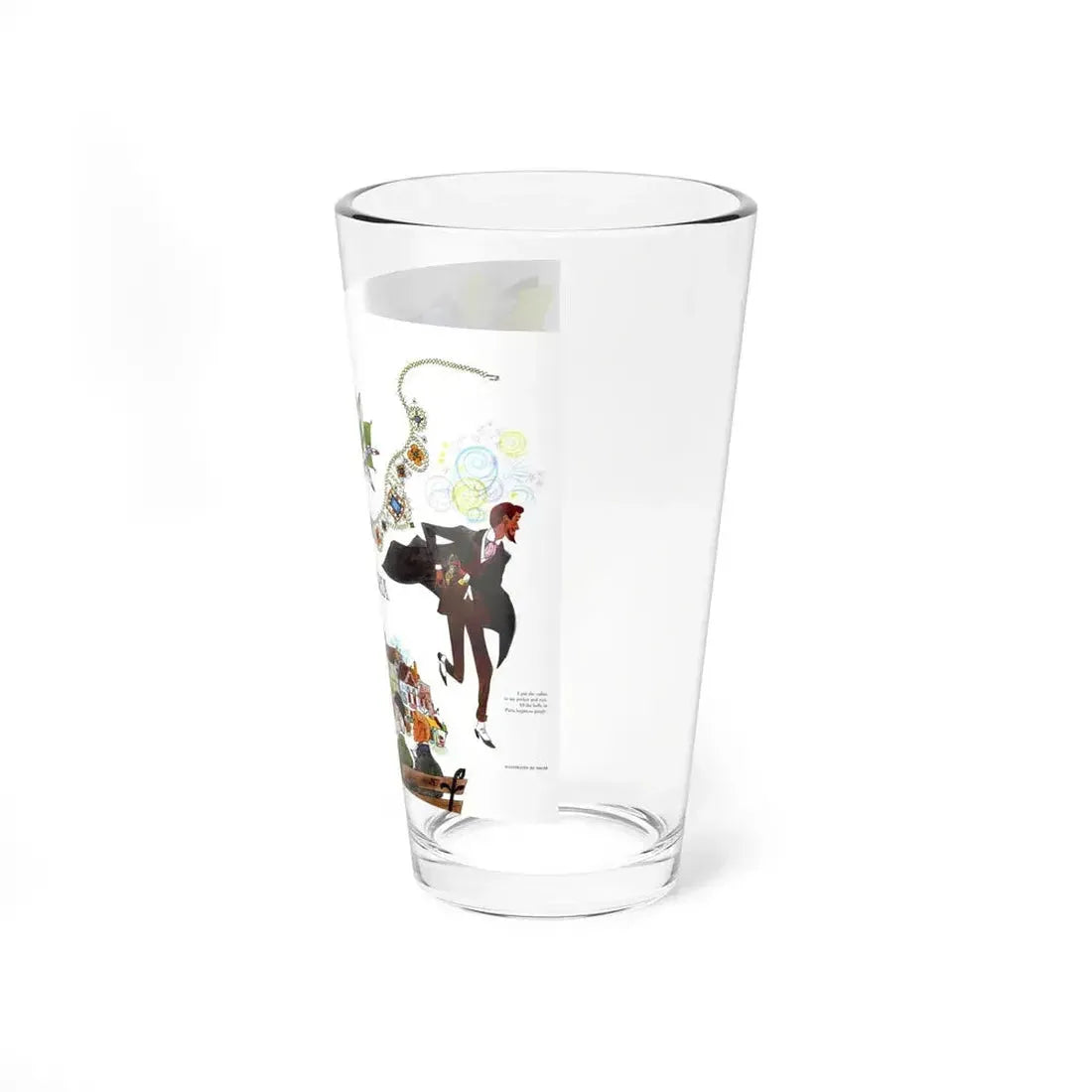 All for the Love of Maria, Maclean's magazine, November 1955 (Magazine Illustration) Pint Glass 16oz - Go Mug Yourself