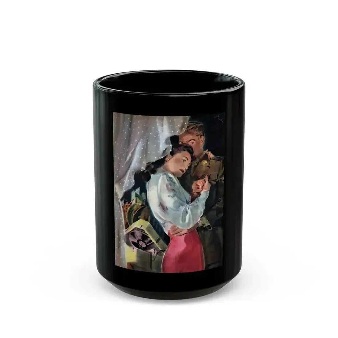 All In Good Time, Liberty, June 26, 1943 - Black Coffee Mug 15oz - Go Mug Yourself