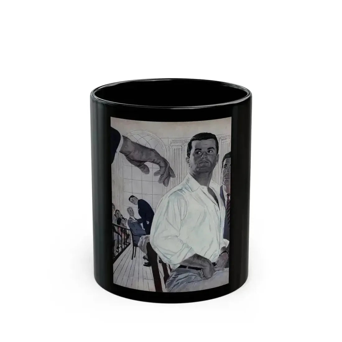All My Clients are Innocent, Cosmopolitan, July 1959 - Black Coffee Mug 11oz - Go Mug Yourself