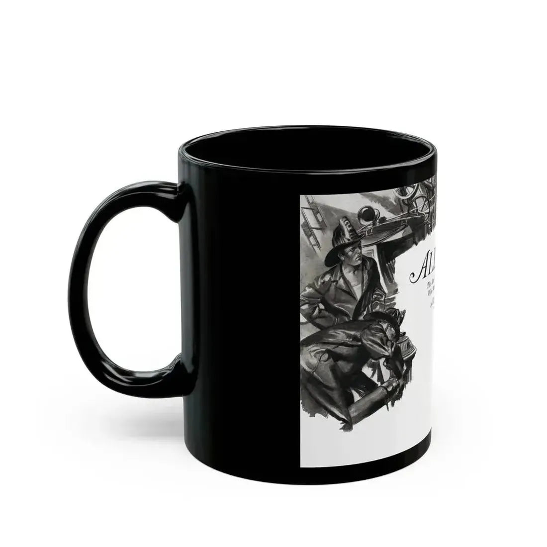 All Set, Liberty magazine, October 15, 1932 - Black Coffee Mug - Go Mug Yourself