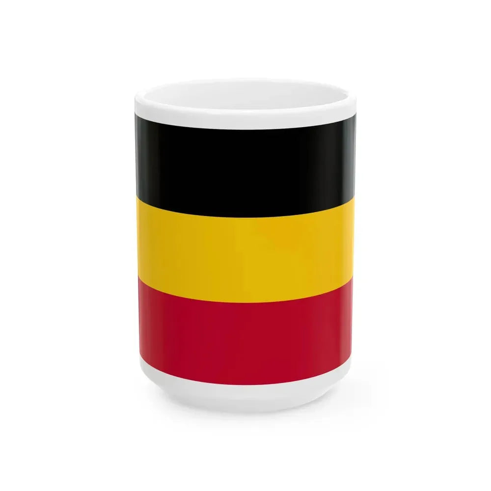 Alleged flag of the Republic of Logone 1979-1982 (Chad) White Coffee Mug 15oz - Go Mug Yourself