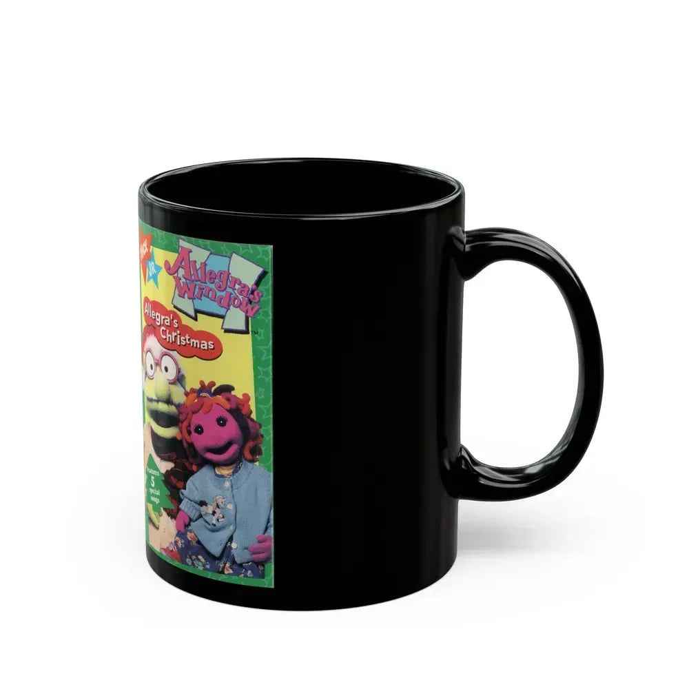 ALLEGRAS WINDOW ALLEGRAS CHRISTMAS (VHS COVER) - Black Coffee Mug - Go Mug Yourself