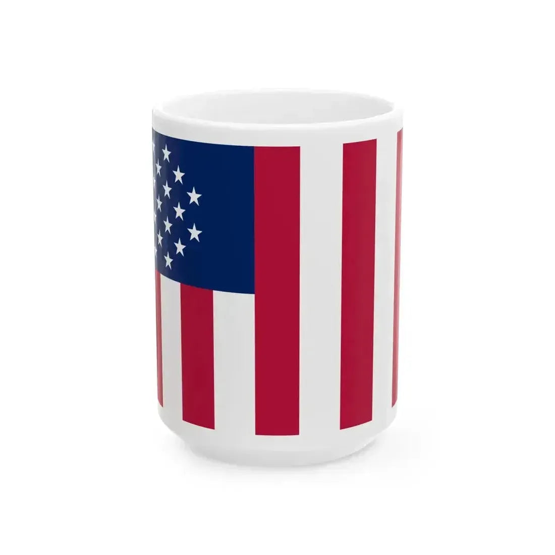 Allied States of America flag Jericho (United States) White Coffee Mug 15oz - Go Mug Yourself