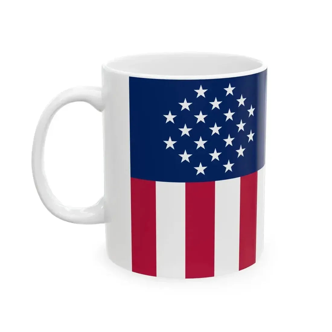Allied States of America flag Jericho (United States) White Coffee Mug - Go Mug Yourself