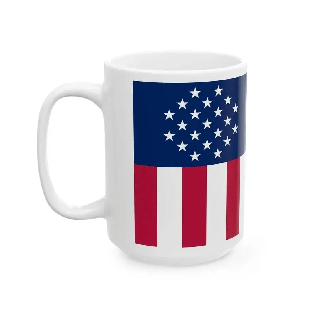 Allied States of America flag Jericho (United States) White Coffee Mug - Go Mug Yourself