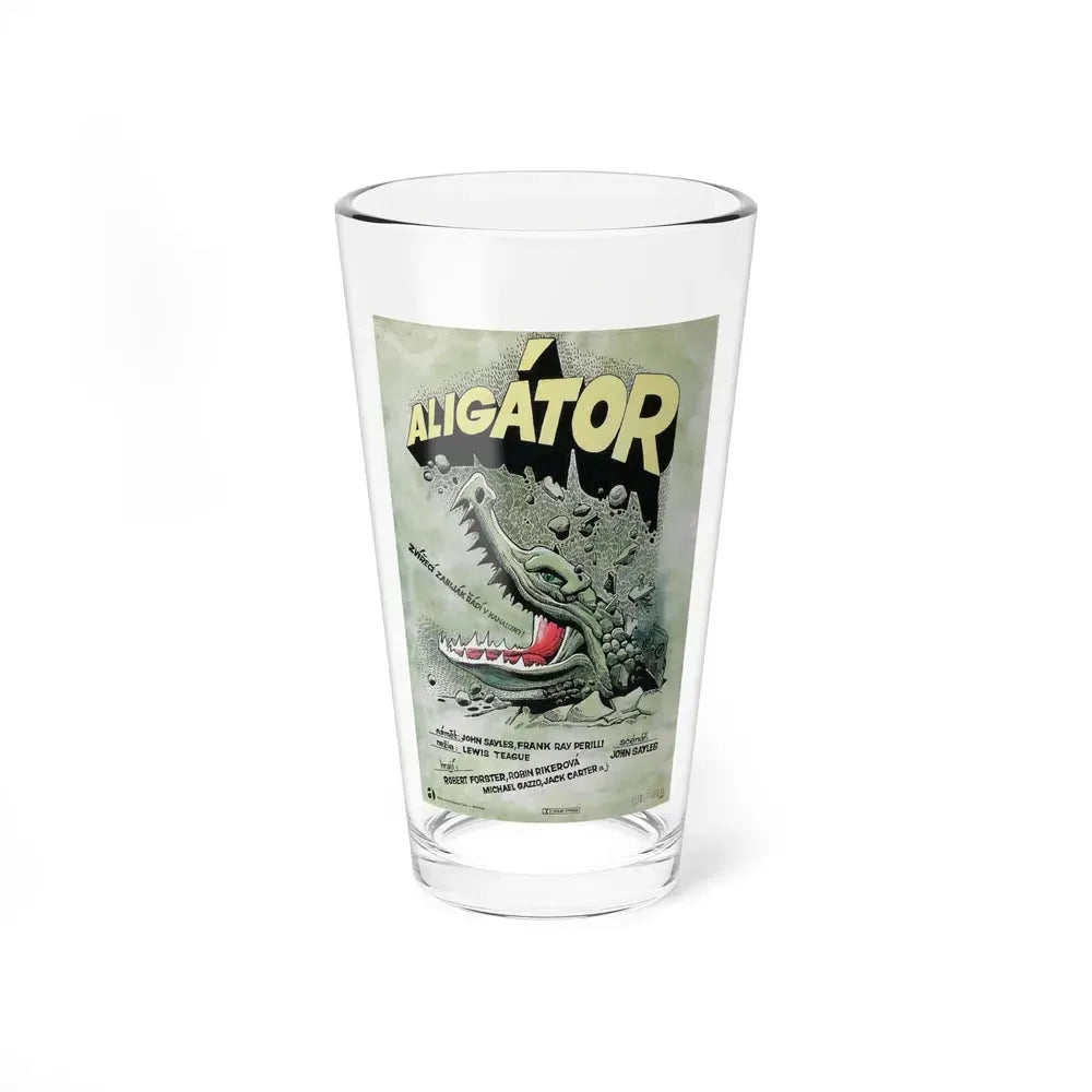 ALLIGATOR (POLISH) 1980 Movie Poster - Pint Glass 16oz 16oz - Go Mug Yourself