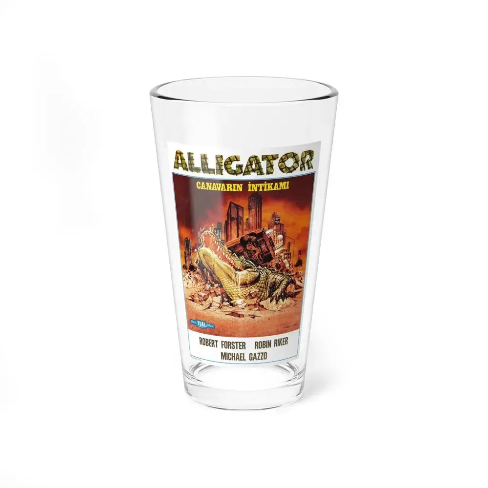 ALLIGATOR (TURKISH) 1980 Movie Poster - Pint Glass 16oz 16oz - Go Mug Yourself