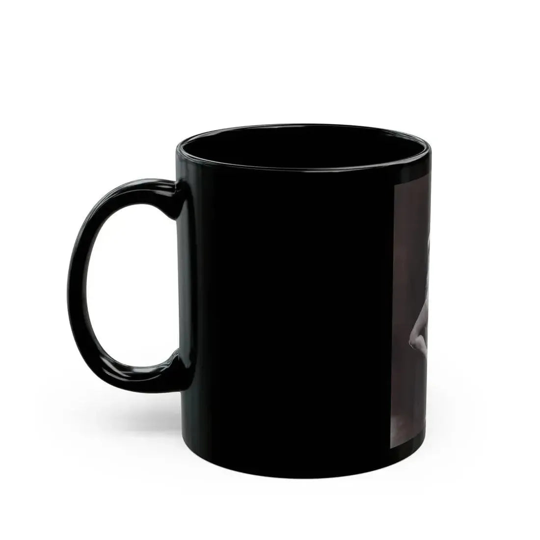 Allison Hayes #05 - 8x10 B&W Full Body 1 Piece Swimsuit Cheesecake Photo (Vintage Female Icon) Black Coffee Mug - Go Mug Yourself